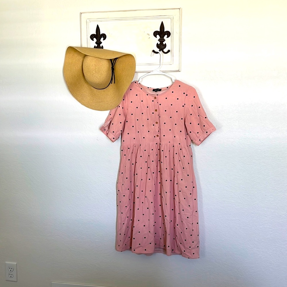 ROOLEE babydoll polka dot dress